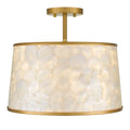 QUOIZEL, WINDLEY SEMI-FLUSH MOUNT, SEMI FLUSH MOUNT LIGHT