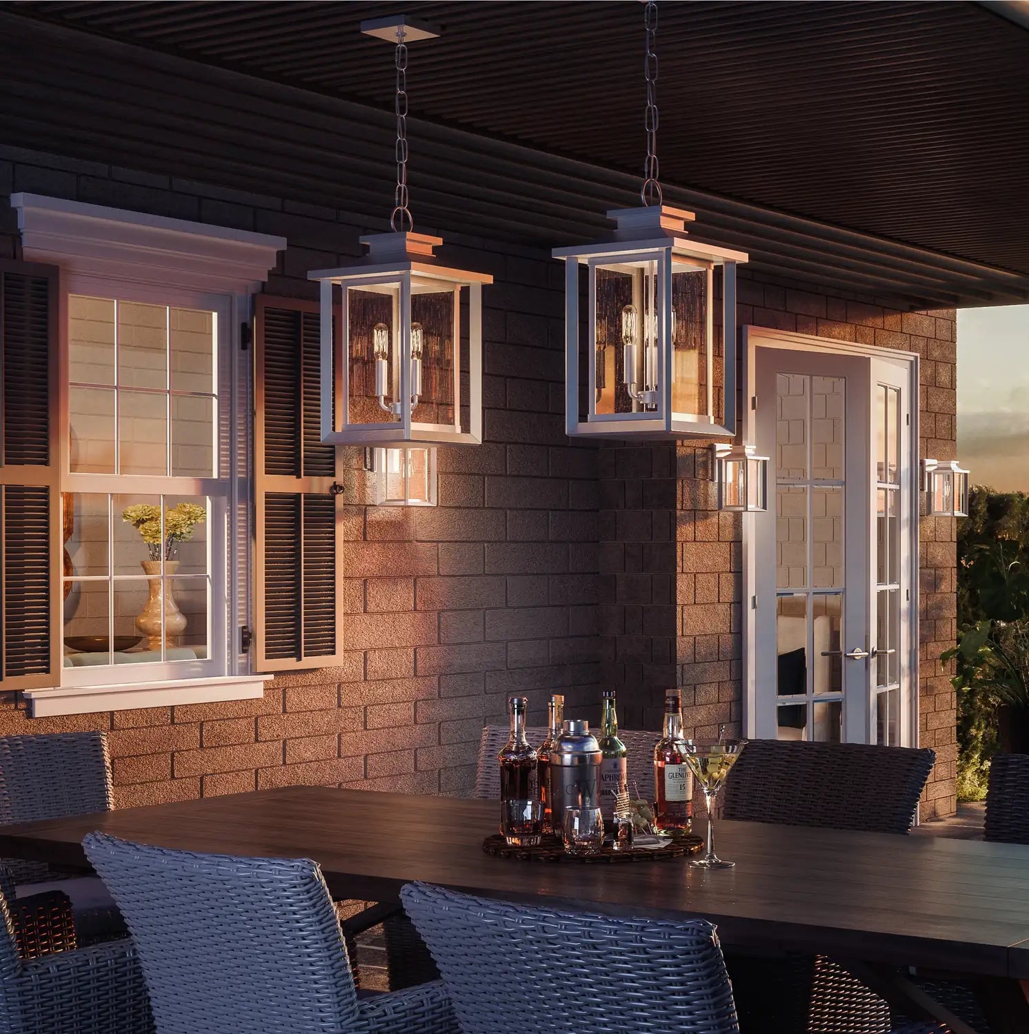 QUOIZEL, WAKEFIELD OUTDOOR LANTERN, OUTDOOR CEILING LIGHTS