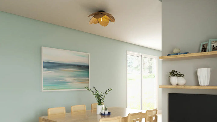 QUOIZEL, WILLA SEMI-FLUSH MOUNT, SEMI FLUSH MOUNT LIGHT