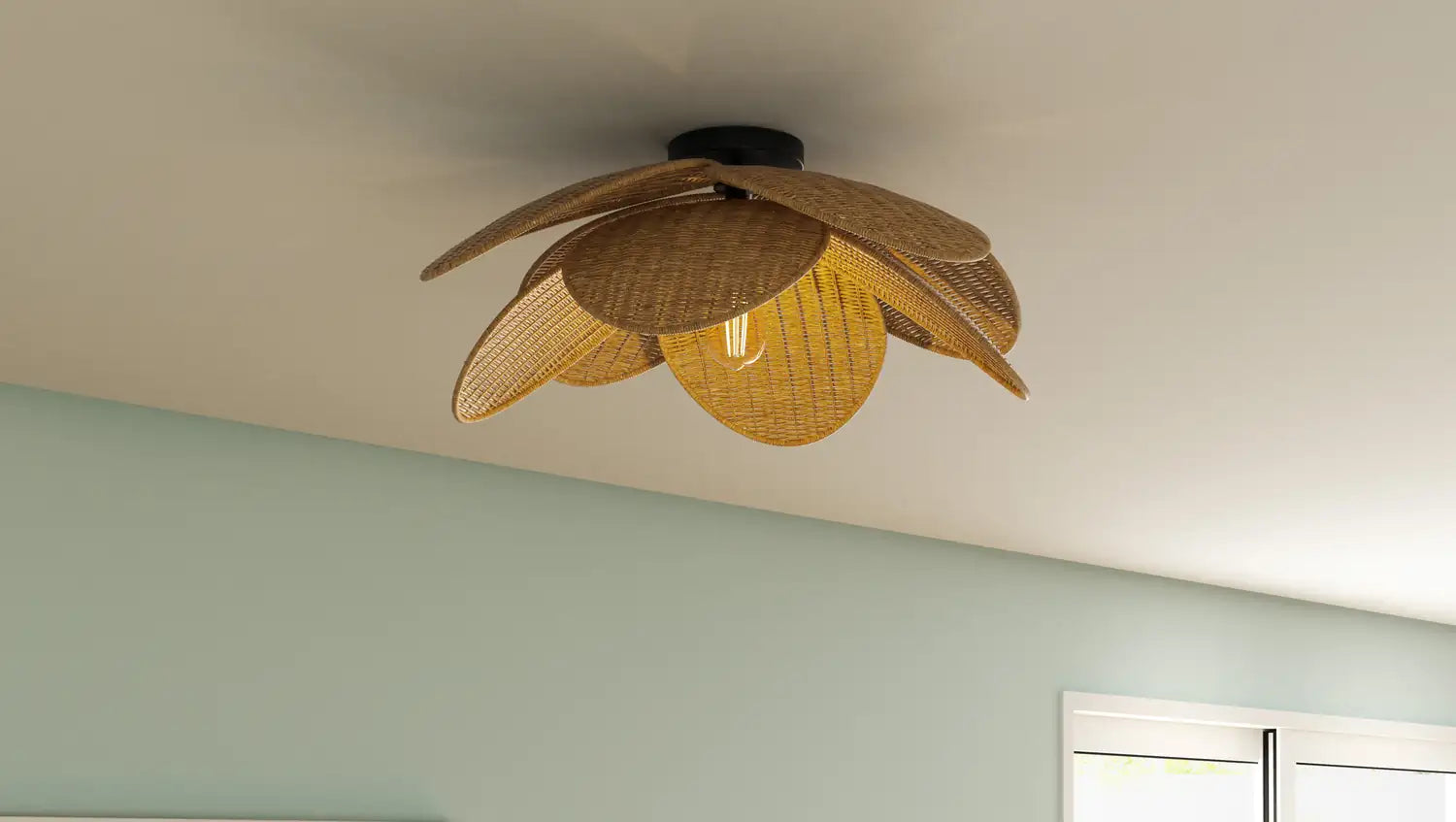 QUOIZEL, WILLA SEMI-FLUSH MOUNT, SEMI FLUSH MOUNT LIGHT
