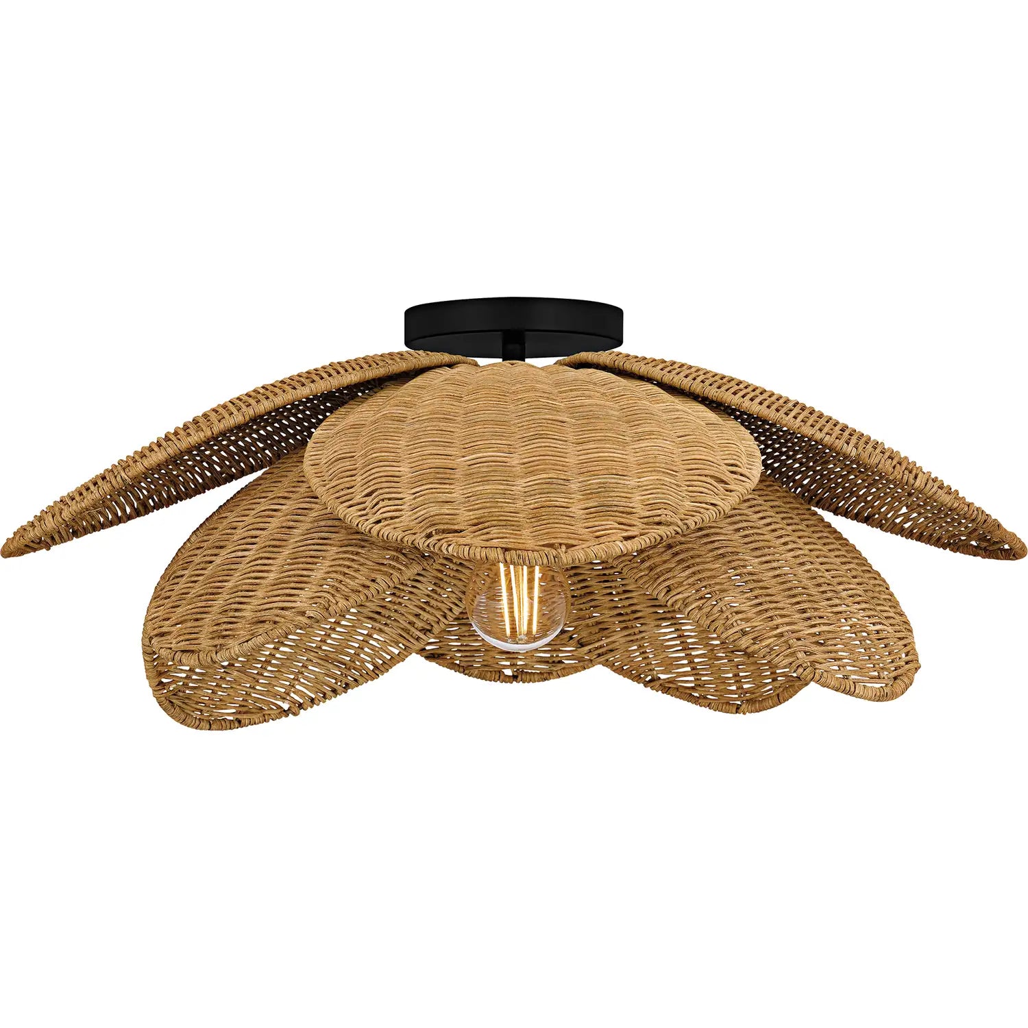 QUOIZEL, WILLA SEMI-FLUSH MOUNT, SEMI FLUSH MOUNT LIGHT