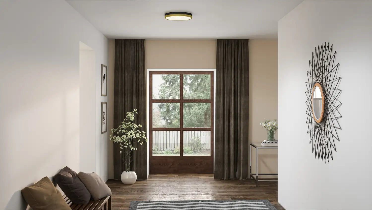 QUOIZEL, WELDIN FLUSH MOUNT, FLUSH MOUNT CEILING LIGHTS