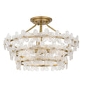 QUOIZEL, WRIGHT SEMI-FLUSH MOUNT, SEMI FLUSH MOUNT LIGHT
