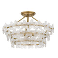QUOIZEL, WRIGHT SEMI-FLUSH MOUNT, SEMI FLUSH MOUNT LIGHT