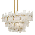 QUOIZEL, WRIGHT ISLAND CHANDELIER, LINEAR LIGHT