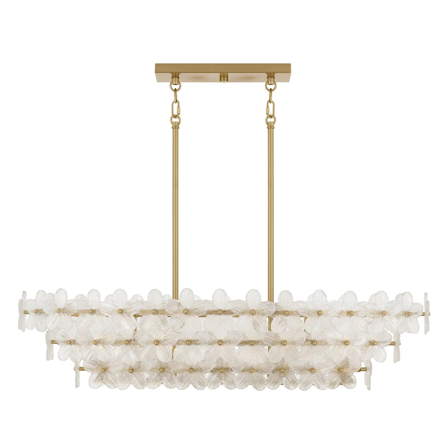 QUOIZEL, WRIGHT ISLAND CHANDELIER, LINEAR LIGHT