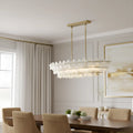 QUOIZEL, WRIGHT ISLAND CHANDELIER, LINEAR LIGHT