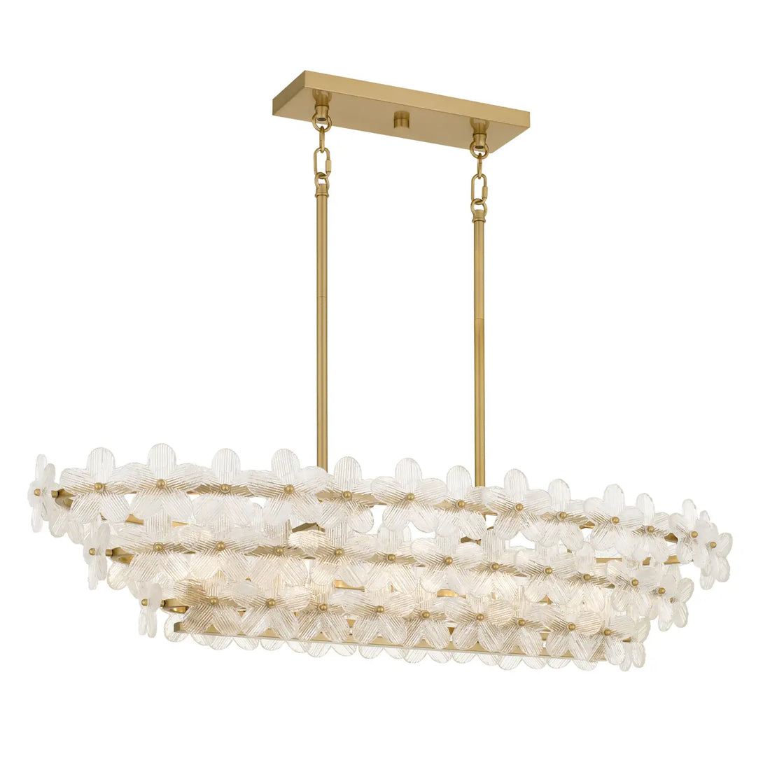 QUOIZEL, WRIGHT ISLAND CHANDELIER, LINEAR LIGHT