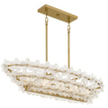 QUOIZEL, WRIGHT ISLAND CHANDELIER, LINEAR LIGHT