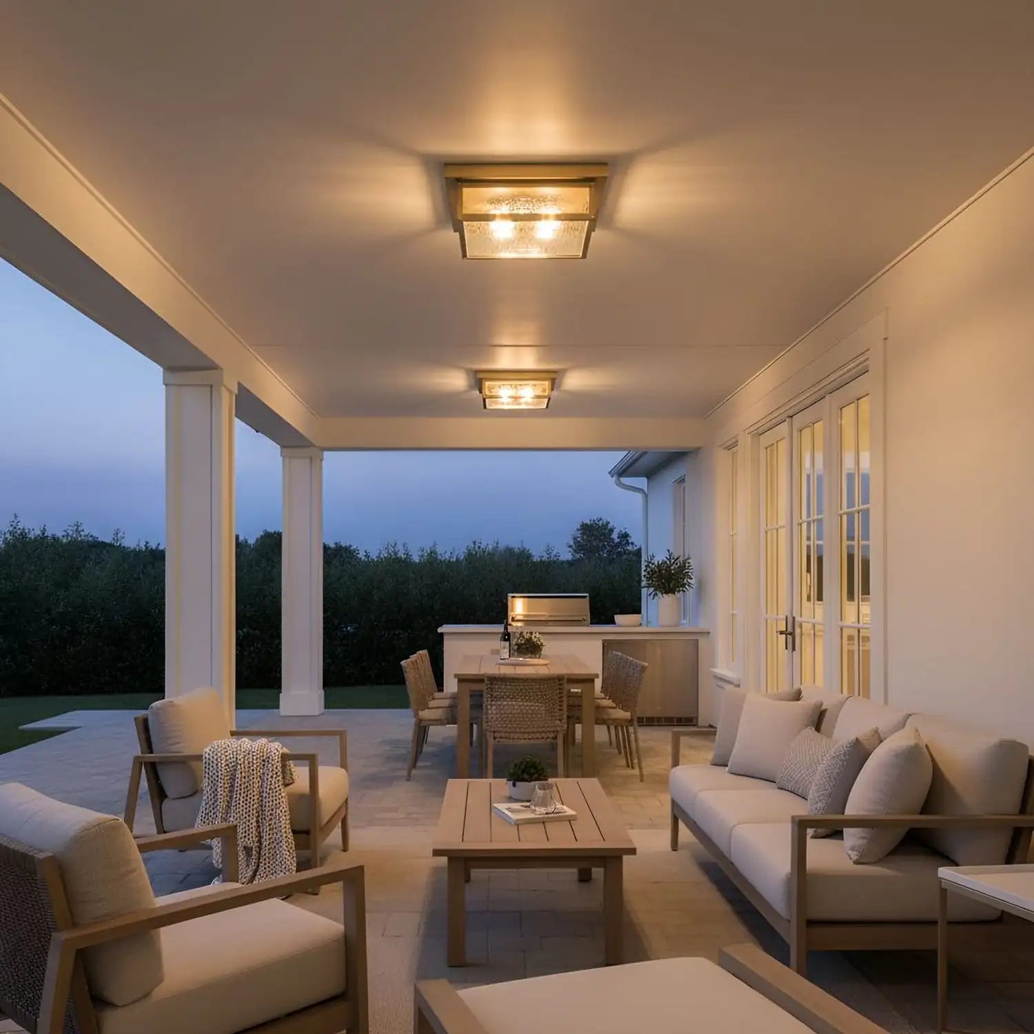 QUOIZEL, WESTOVER OUTDOOR LANTERN, OUTDOOR CEILING LIGHTS