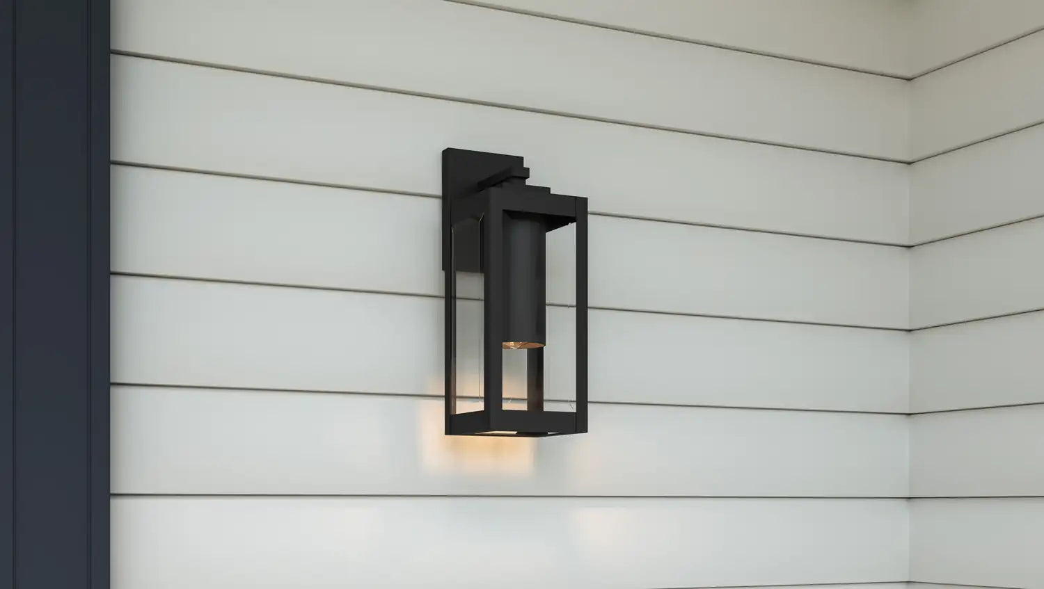 QUOIZEL, WESTOVER OUTDOOR LANTERN DARK SKY, OUTDOOR WALL LIGHTS