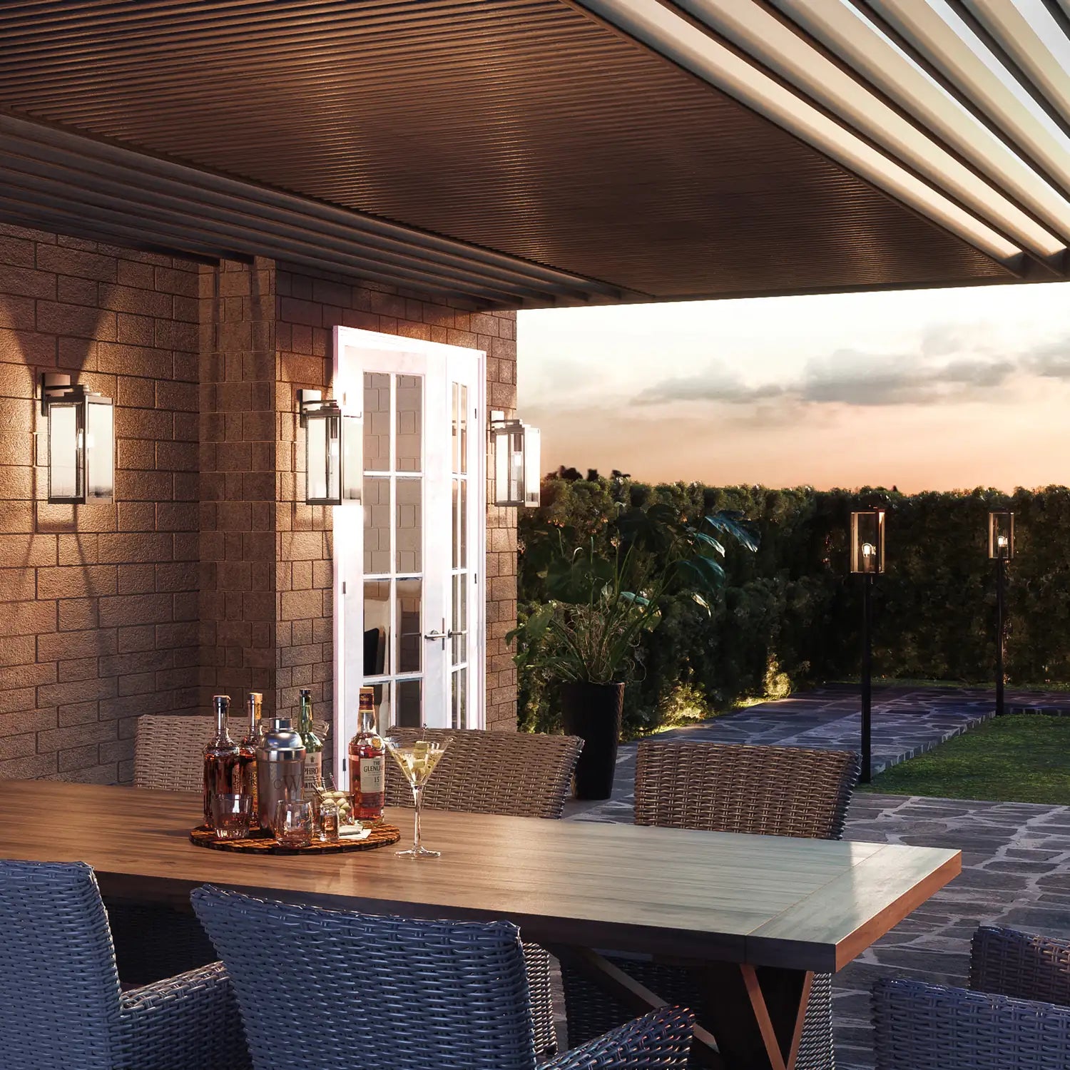 QUOIZEL, WESTOVER OUTDOOR LANTERN, OUTDOOR CEILING LIGHTS
