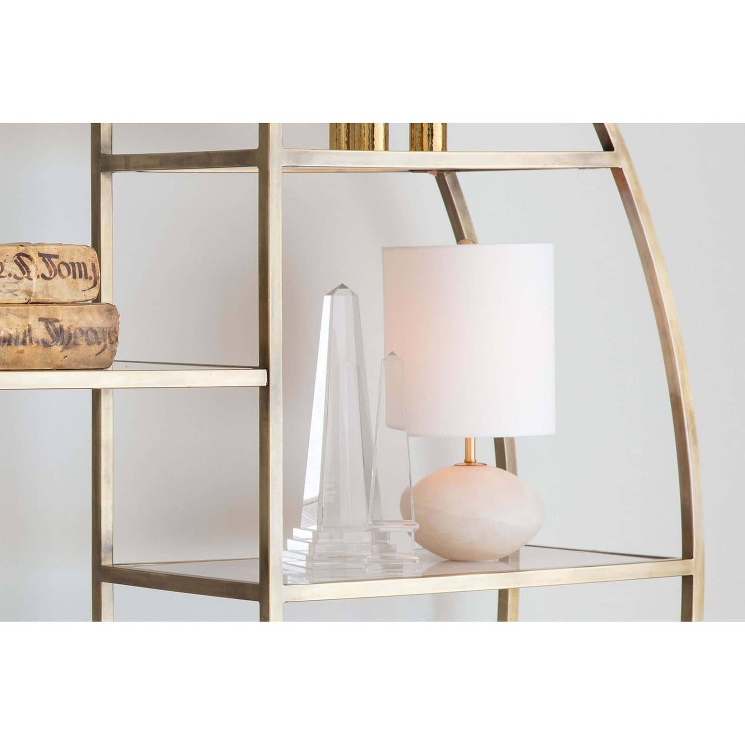 Regina Andrew, ALABASTER ORB LAMP, TABLE LAMPS