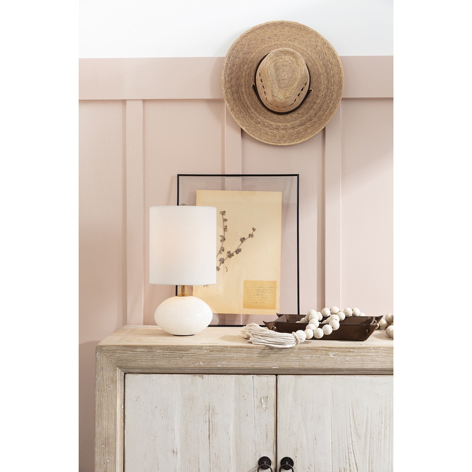 Regina Andrew, ALABASTER ORB LAMP, TABLE LAMPS