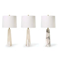 Regina Andrew, QUATREFOIL ALABASTER TABLE LAMP, TABLE LAMPS