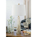 Regina Andrew, QUATREFOIL ALABASTER TABLE LAMP, TABLE LAMPS