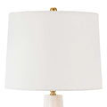 Regina Andrew, QUATREFOIL ALABASTER TABLE LAMP, TABLE LAMPS