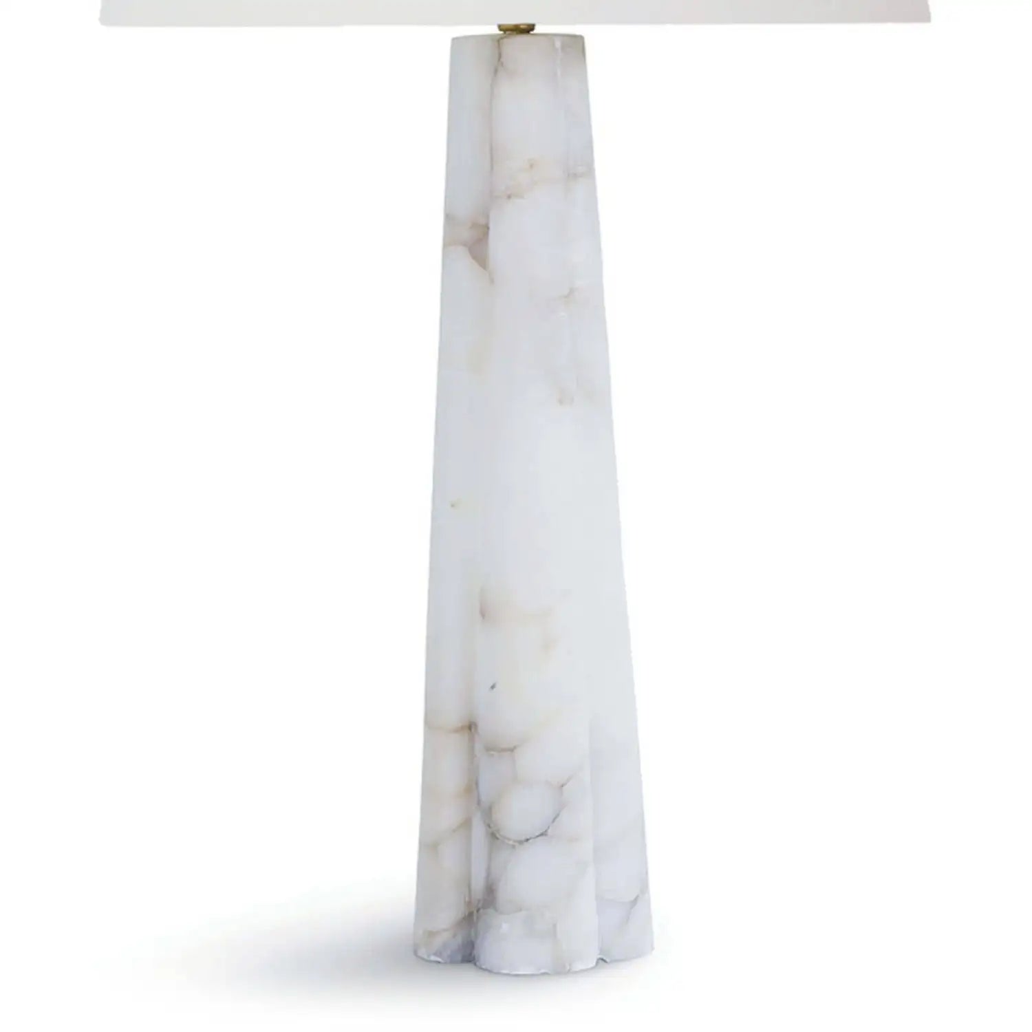 Regina Andrew, QUATREFOIL ALABASTER TABLE LAMP, TABLE LAMPS
