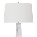 Regina Andrew, QUATREFOIL ALABASTER TABLE LAMP, TABLE LAMPS