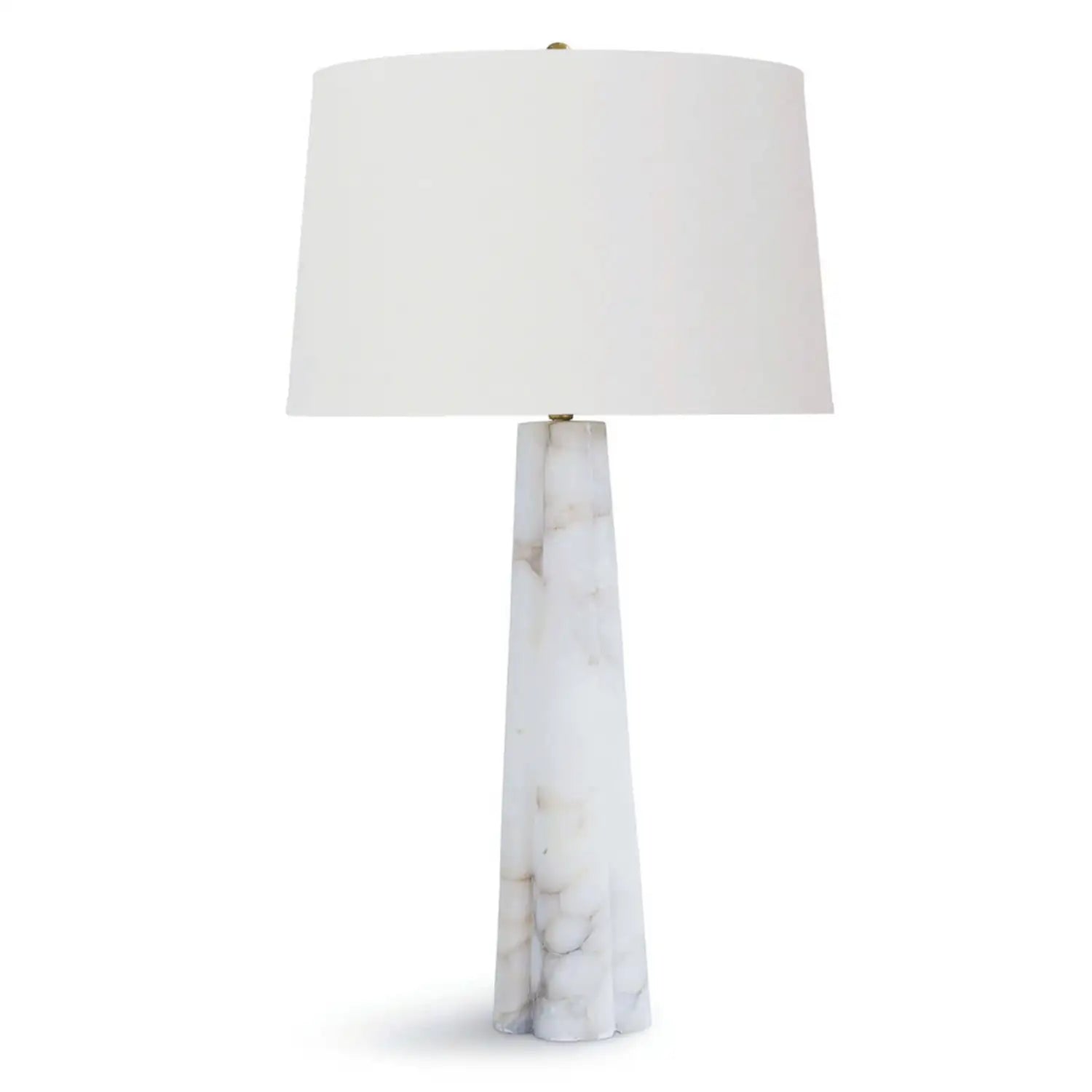Regina Andrew, QUATREFOIL ALABASTER TABLE LAMP, TABLE LAMPS