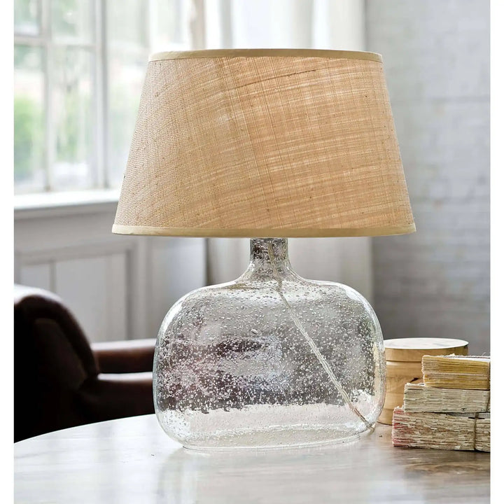 Regina Andrew, SEEDED OVAL GLASS TABLE LAMP, TABLE LAMPS