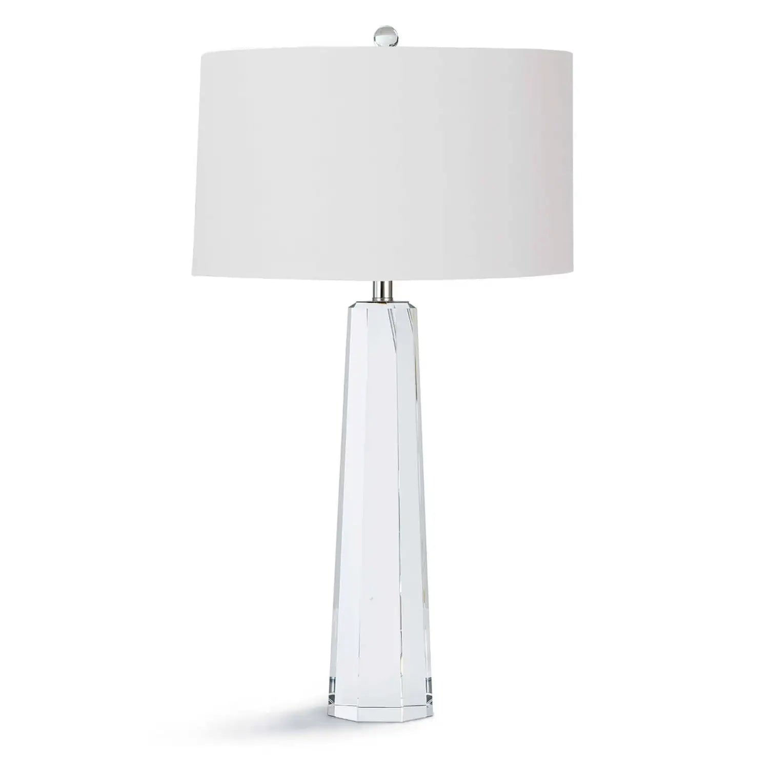 Regina Andrew, TAPERED HEX CRYSTAL TABLE LAMP, TABLE LAMPS