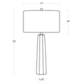 Regina Andrew, TAPERED HEX CRYSTAL TABLE LAMP, TABLE LAMPS