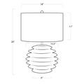 Regina Andrew, ACCORDION TABLE LAMP, TABLE LAMPS