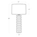 Regina Andrew, ACCORDION TABLE LAMP, TABLE LAMPS