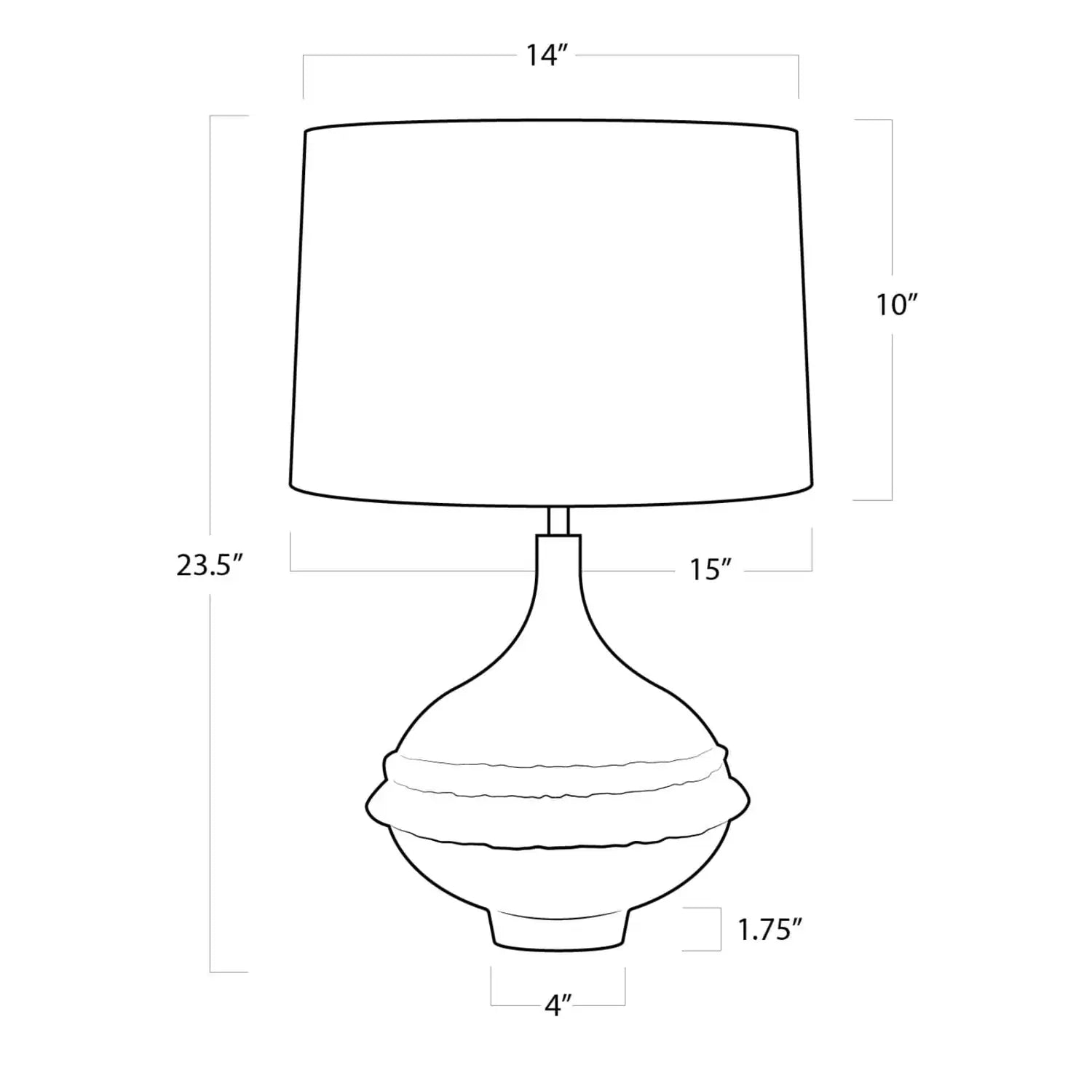 Regina Andrew, RIVIERA TABLE LAMP, TABLE LAMPS