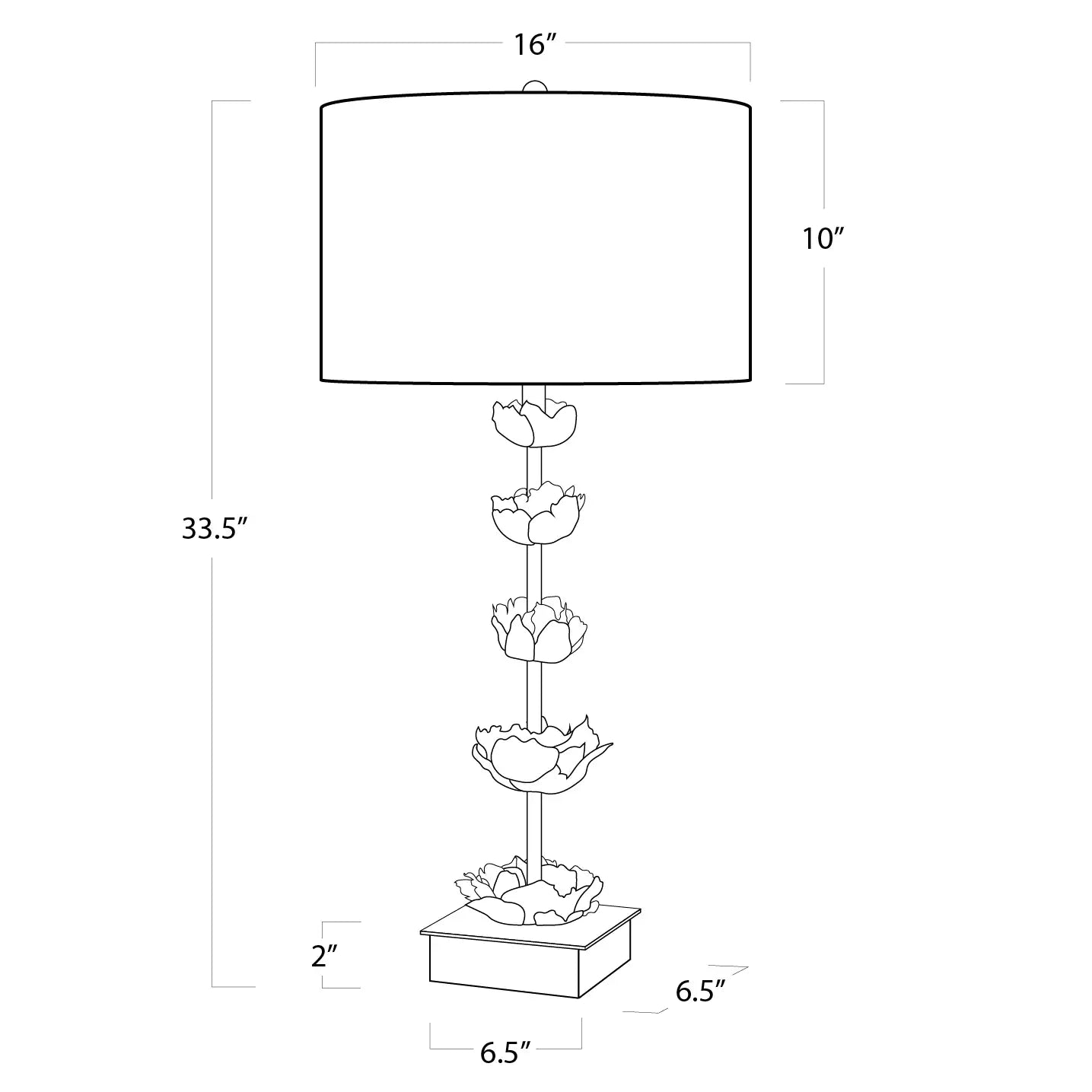 REGINA ANDREW, ADELINE TABLE LAMP, TABLE LAMPS