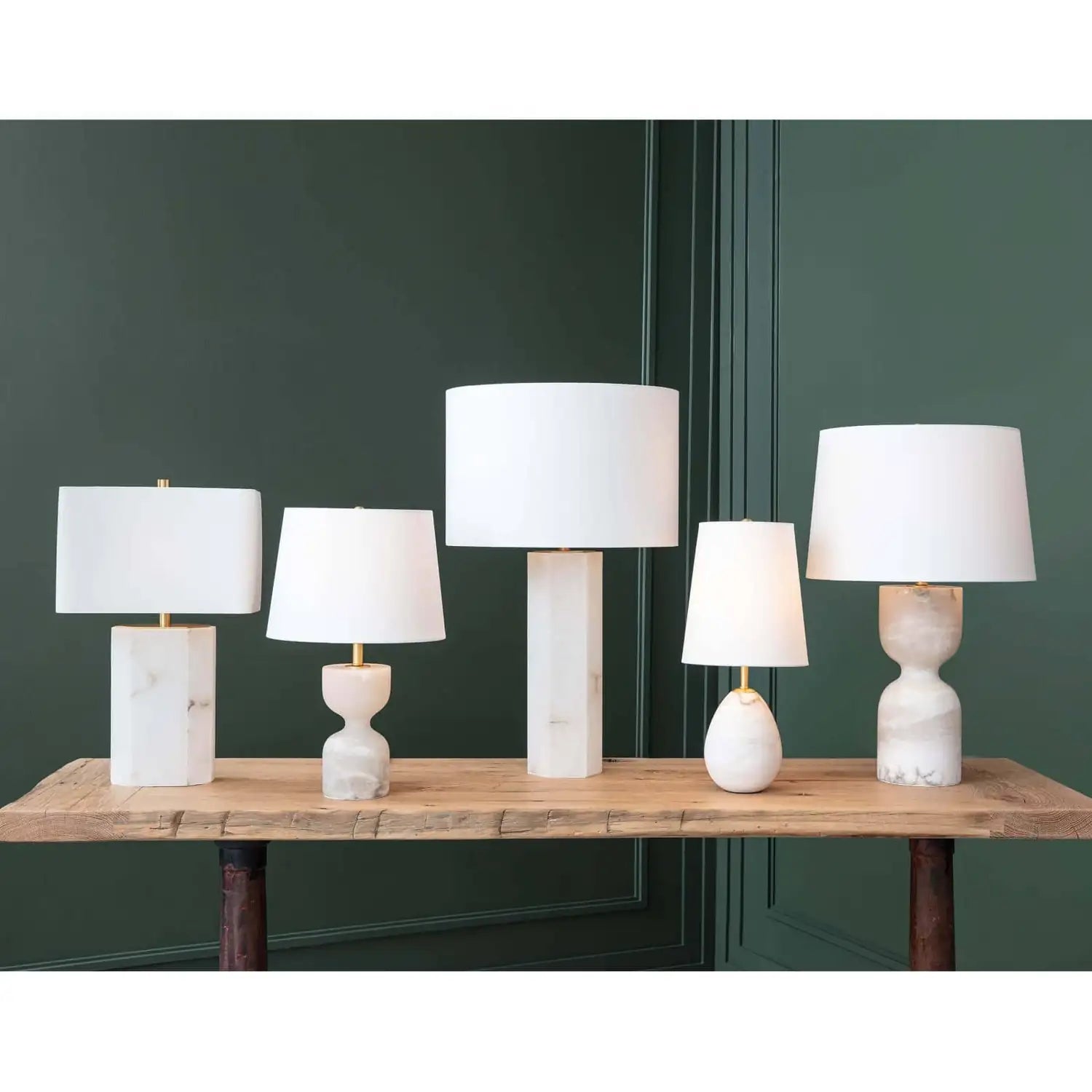 Regina Andrew, GRACE ALABASTER TABLE LAMP, TABLE LAMPS