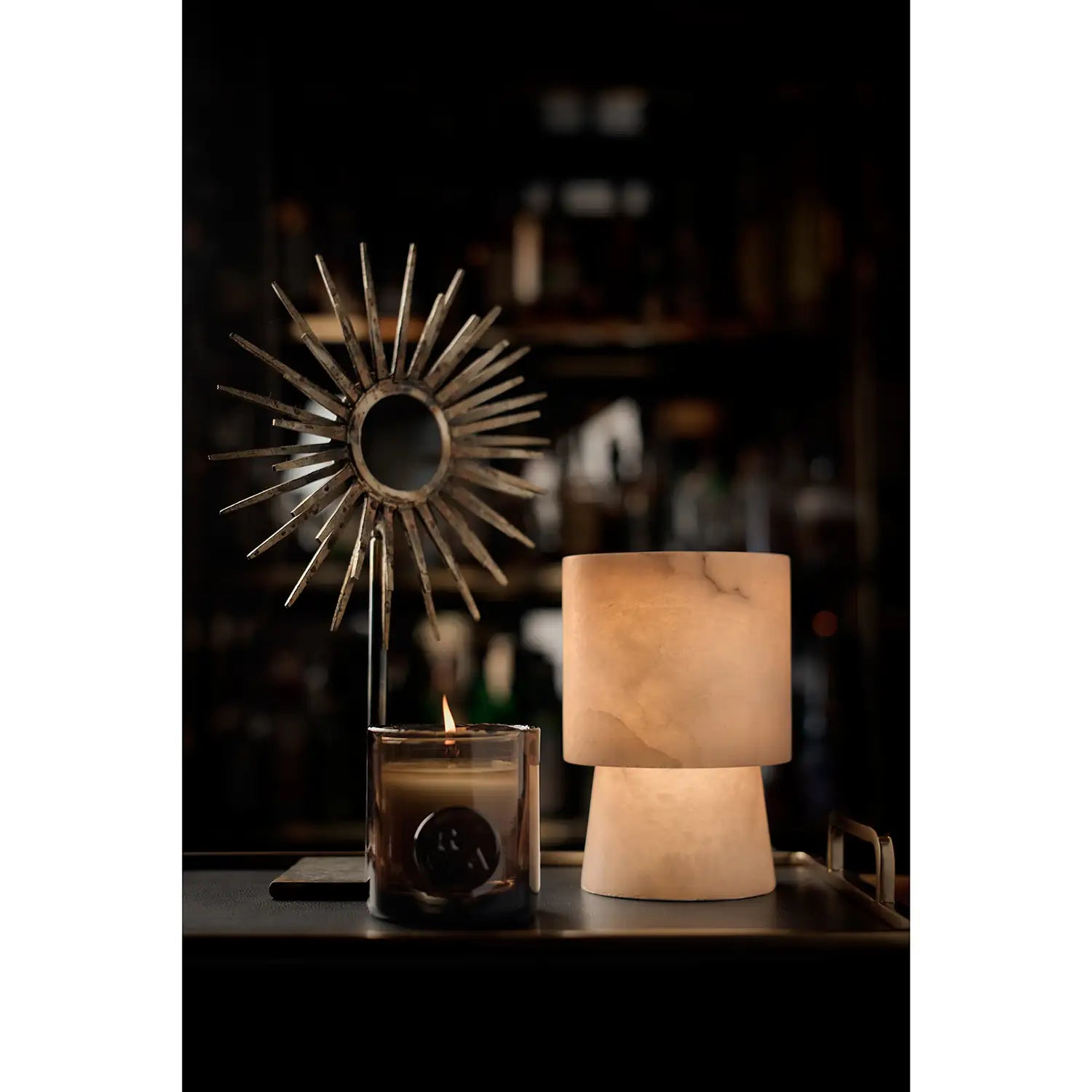 Regina Andrew, HAZEL ALABASTER UPLIGHT, TABLE LAMPS