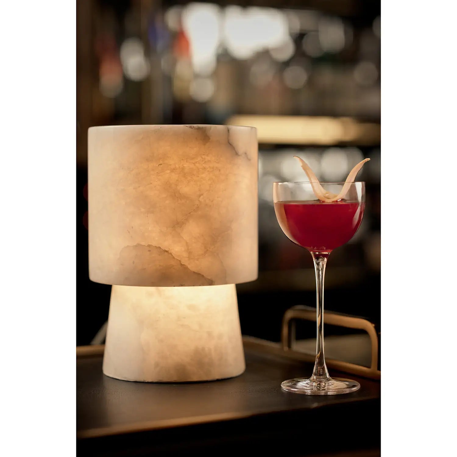 Regina Andrew, HAZEL ALABASTER UPLIGHT, TABLE LAMPS