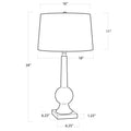 Regina Andrew, STOWE CRYSTAL TABLE LAMP, TABLE LAMPS
