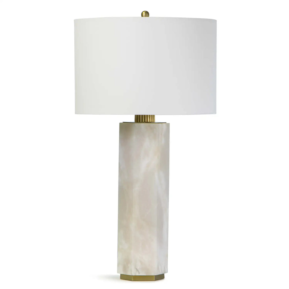 Regina Andrew, GEAR ALABASTER TABLE LAMP, TABLE LAMPS