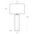 Regina Andrew, GEAR ALABASTER TABLE LAMP, TABLE LAMPS