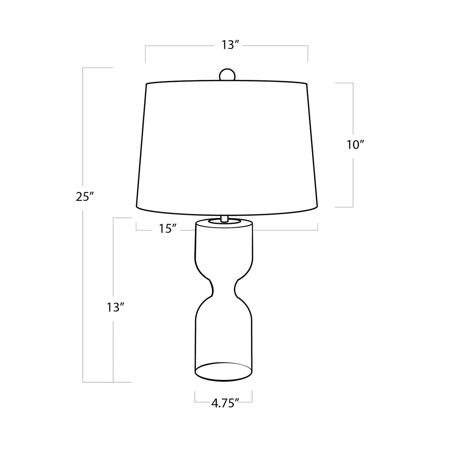 Regina Andrew, JOAN CRYSTAL TABLE LAMP, TABLE LAMPS