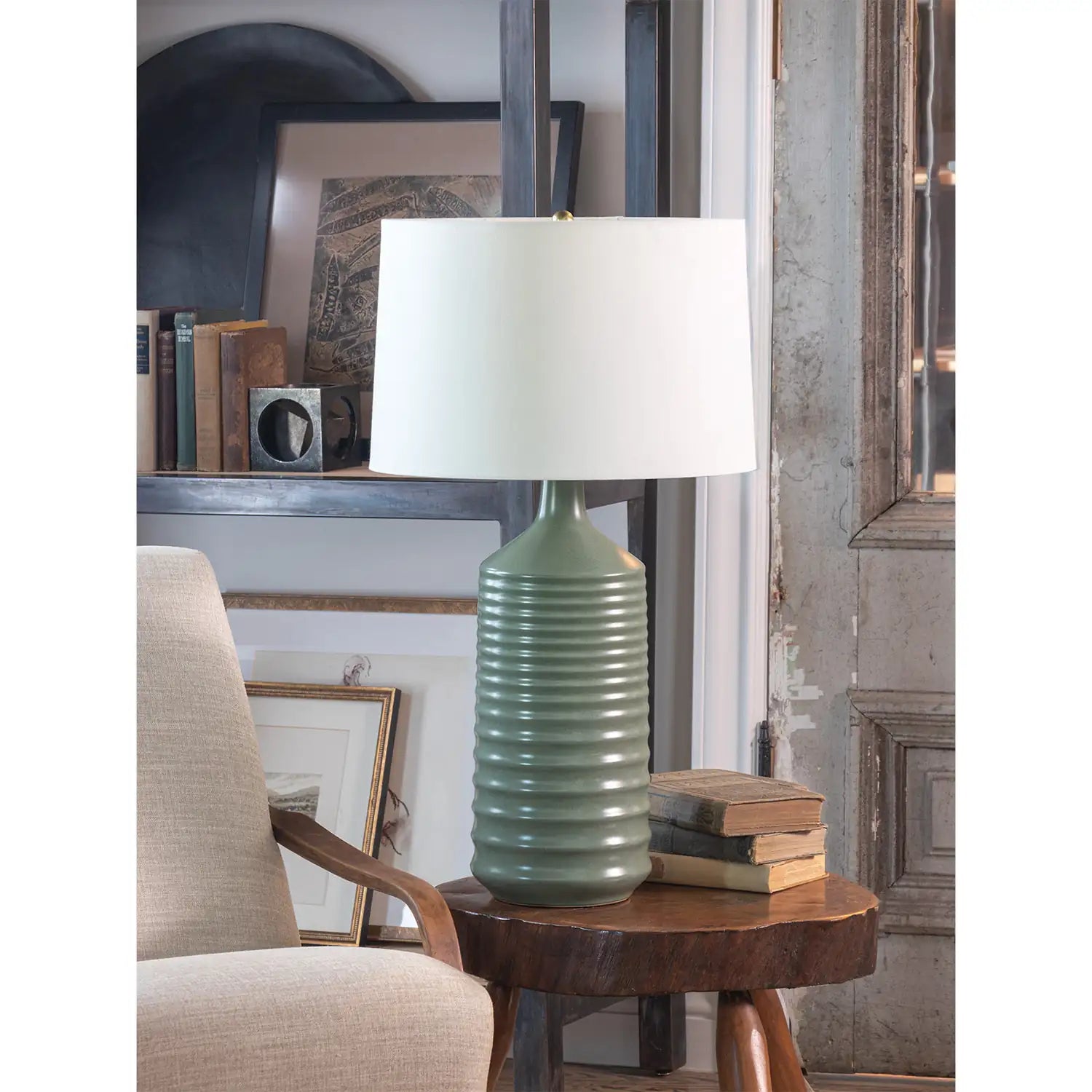 Regina Andrew, TEMPERANCE CERAMIC TABLE LAMP, TABLE LAMPS