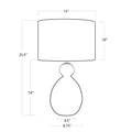 Regina Andrew, PLAYA CERAMIC TABLE LAMP, TABLE LAMPS