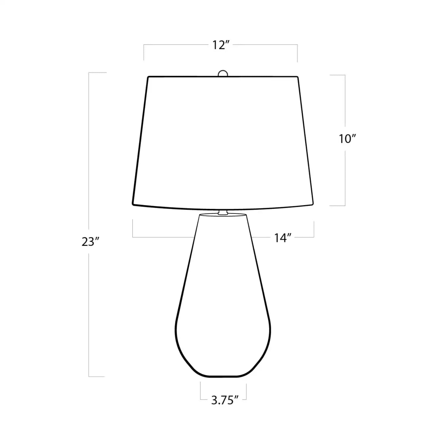 Regina Andrew, CASSIA CHEVRON TABLE LAMP, TABLE LAMPS