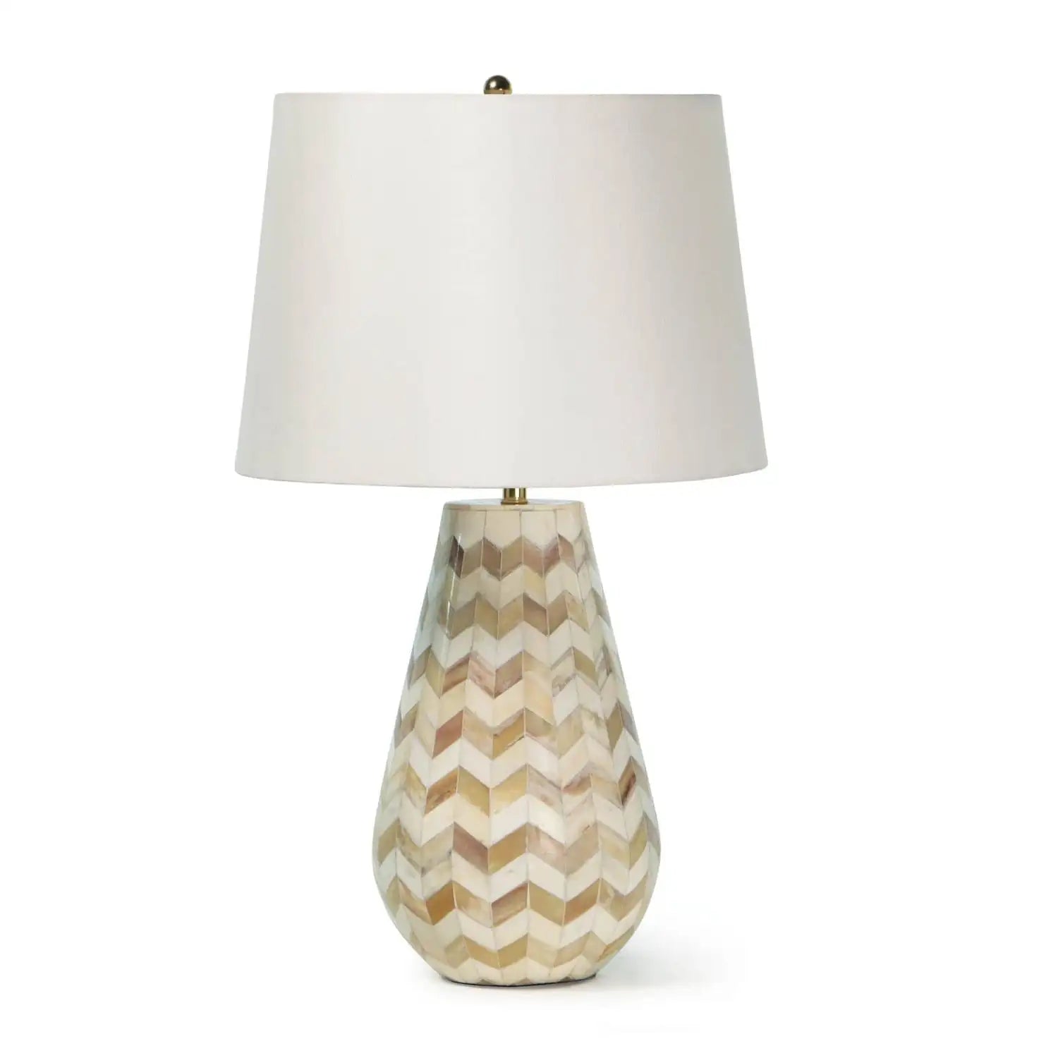Regina Andrew, CASSIA CHEVRON TABLE LAMP, TABLE LAMPS