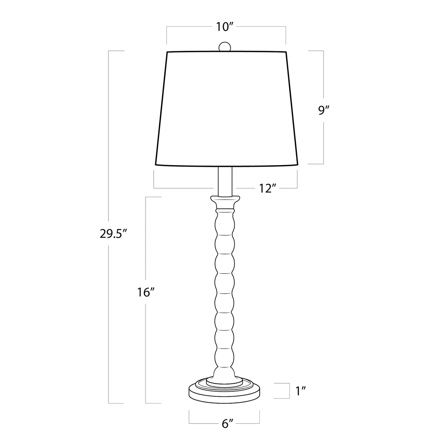 Regina Andrew, PERENNIAL BUFFET LAMP, TABLE LAMPS