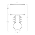 Regina Andrew, CHANDRA METAL TABLE LAMP, TABLE LAMPS