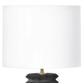 Regina Andrew, NOIR COLUMN TRAVERTINE LAMP, TABLE LAMPS
