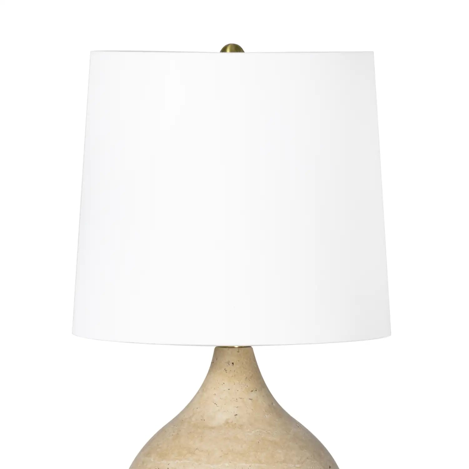 Regina Andrew, NOA TRAVERTINE LAMP, TABLE LAMPS
