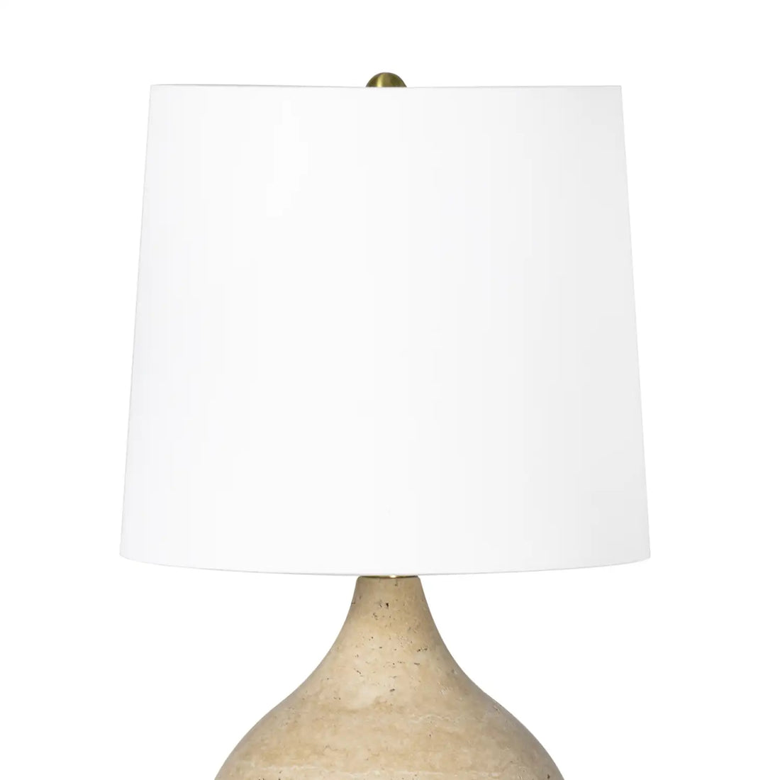 REGINA ANDREW, NOA TRAVERTINE LAMP, TABLE LAMPS