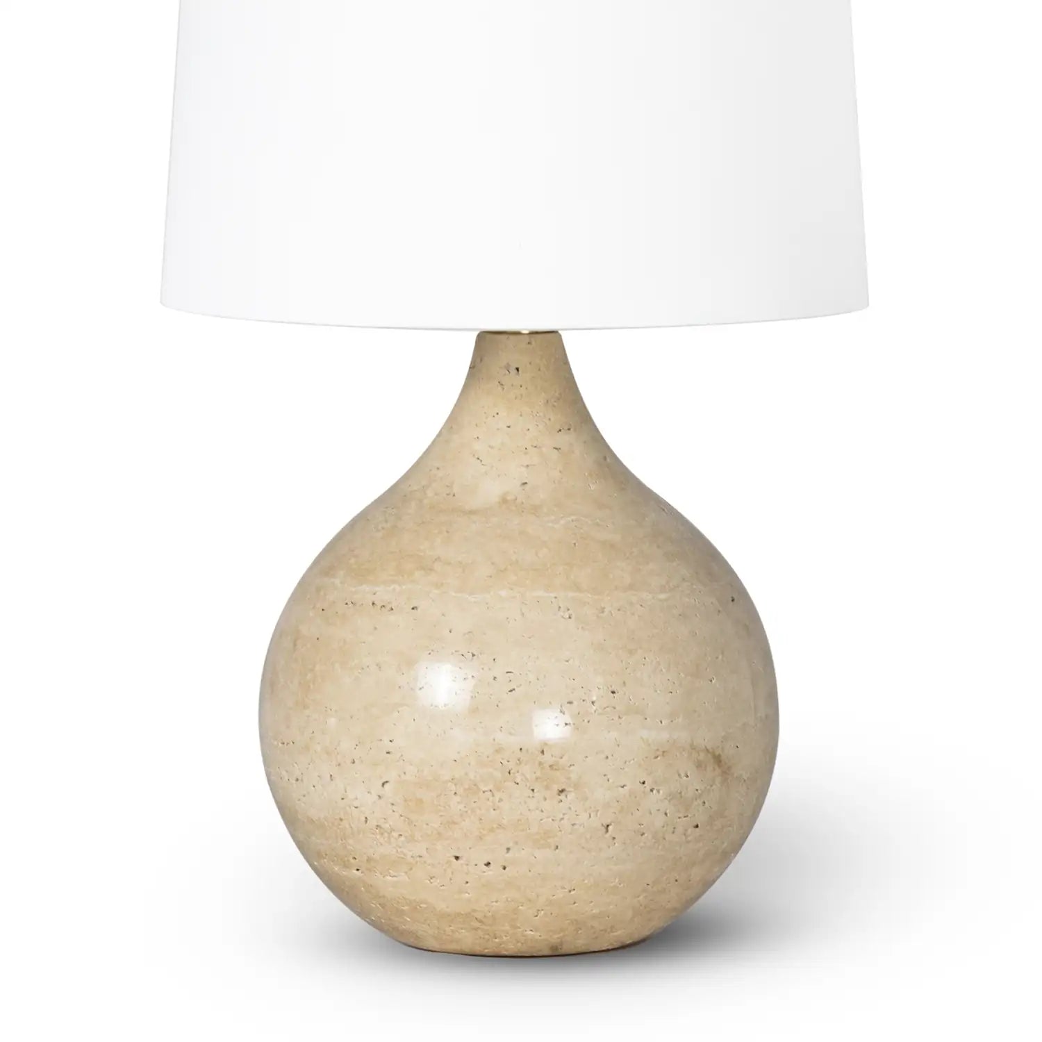 Regina Andrew, NOA TRAVERTINE LAMP, TABLE LAMPS