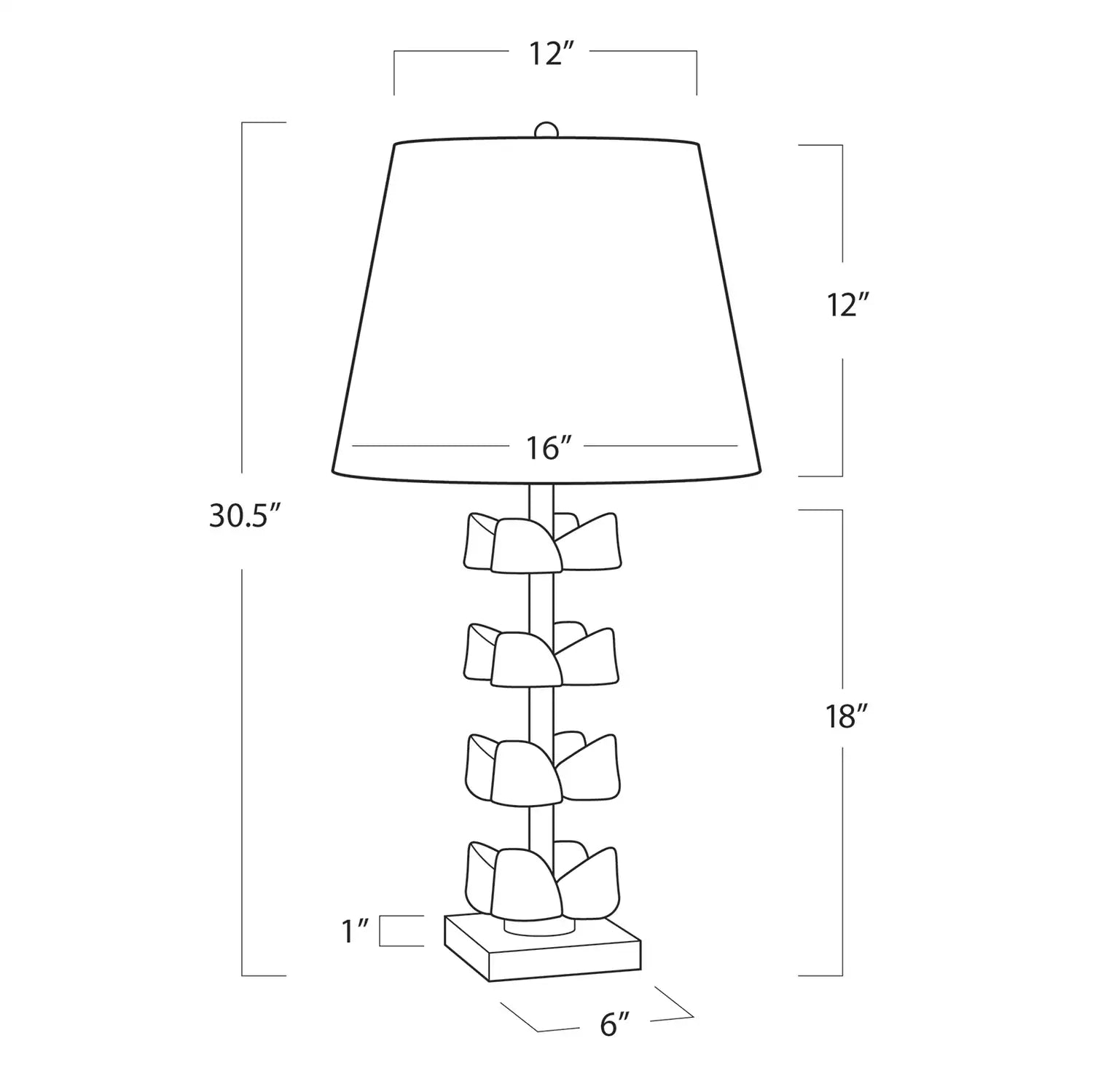 Regina Andrew, BELLA TABLE LAMP, TABLE LAMPS