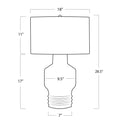 Regina Andrew, LEWIS CERAMIC TABLE LAMP, TABLE LAMPS